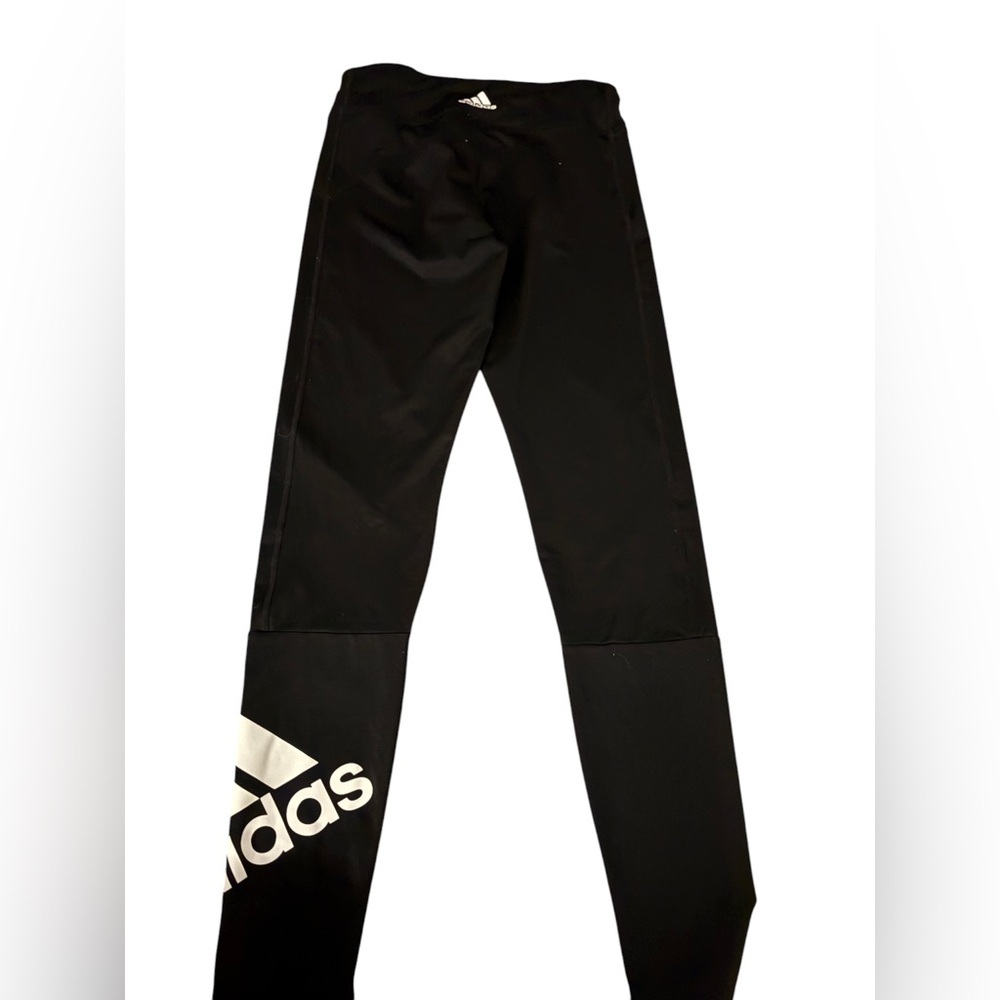 Adidas kids black leggings - Picture 2 of 3